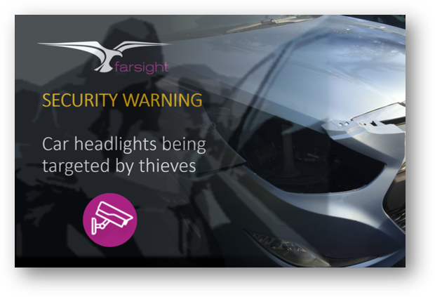 car headlight thefts