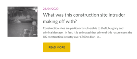 building site cctv